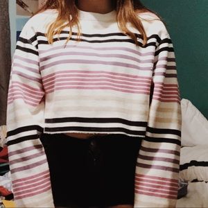 champion x urban outfitters cropped pullover